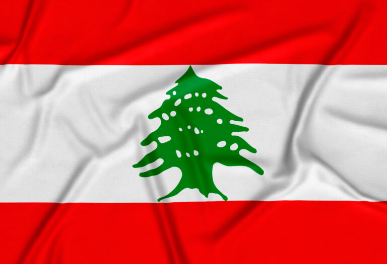 The Flag of Lebanon today. Tyre and Sidon in the Prophecies are in the area of Lebanon today.